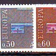 Andora 1968 g Europa Cept Mi No 208-09 MNH 4657