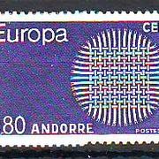 Andora 1970 g Europa Cept Mi No 222-23 MNH 4659