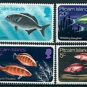 Pitcairn otočje 1970. - Mi. br. 114/17 čista serija,ribe. Zanimljivo u dobr