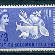 Solomonski otoci 1963. - Mi. br. 101 čista marka. Zanimljivo u dobrom s