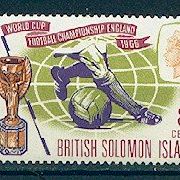 Solomonski otoci 1966. - Mi. br. 154/55 čista serija,nogomet. Zanimljivo u