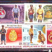 Papua Nova Gvineja 1978 g Policijske uniforme Mi No 355-59 MNH 4919