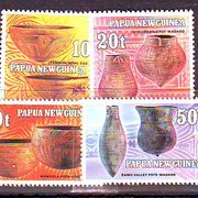 Papua Nova Gvineja 1981 g Umjetnost Posude Mi No 431-34 MNH 4919
