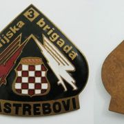 JASTREBOVI - 3. GARDIJSKA BRIGADA - emajlirana oznaka