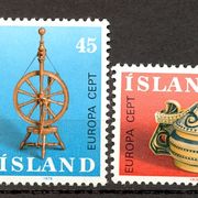 Island 1976. - Mi.br. 514/15, čista serija, EUROPA. Zanimljivo