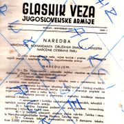 GLASNIK VEZA JA-1947 PRVI BROJ