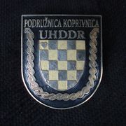 UHDDR Podružnica Koprivnica - Podravka , velika 4 x 4,5