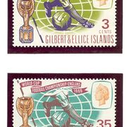 Gilbert i Ellice otoci 1966. - Mi.br. 120/121, nogometno prvenstvo.