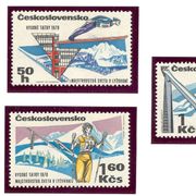 Čehoslovačka 1970. - Mi.br. 1916/1919, skijanje.