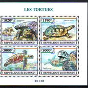 Burundi 2013 g Fauna Kornjače blok MNH 4970