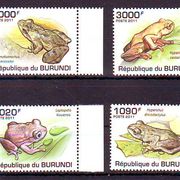 Burundi 2011 g Vodozemci Žabe MNH 4971