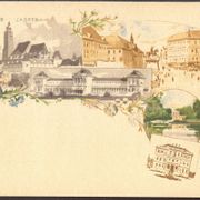 MAĐARSKA - ZAGREB - MILENIJSKA dopisnica - 1896