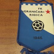 Stara sportska zastavica - FK Graničar  Riđica