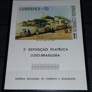 BRAZIL- LUBRAPEX '70, NEZUPCANI BLOK