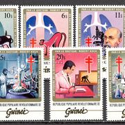 Gvineja 1983 - Mi.br. 947/53, čista serija, tuberkuloza.