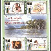 Cook Islands,LOI-Sidnej '00 2000.,blok,čisto