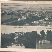 KARLOVAC / OZALJ / DUBOVAC / KORANA - 1946. mozaik razglednica