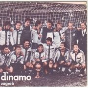 Razglednica nogomet "NK Dinamo" kup 1980