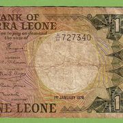 SIERRA LEONE - SIERA LEONE - LOT 1 - NOVČANICE