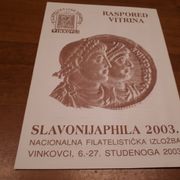 Filatelija - Vodič FD Vinkovci, Slavonijaphila 2003