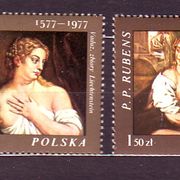 POLJSKA - MNH - SLIKARSTVO - RUBENS - Mi.Br.2497-2500