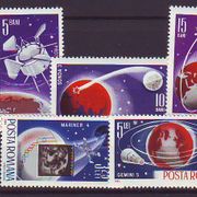 Rumunjska 1965 g Svemir Mi no 2465-69 MNH 5029