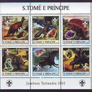 S.Tome e Principe 2003 g Fauna Dinosauri MNH 5042