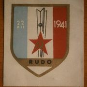 RUDO 22 XII 1941. oznaka