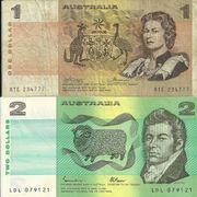 Australija 1 i 2 dolara 1972