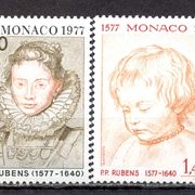 Monako 1977 - Mi.br. 1270/1272, čista serija, Rubens (U3)