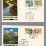 Njemačka 1969 dva FDC-a zaštita prirode 1