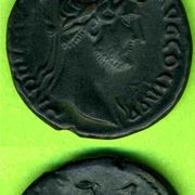 P-0371 Novija replika (imitacija !) rimskog brončanog novca cara Hadrijana 