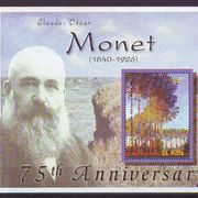 St Kitts Umjetnost Slikarstvo Monet Mi no bl 32 MNH 5049