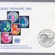 Ujedinjeni Narodi Beč UN 1985 FDC jedrenjak kišobran