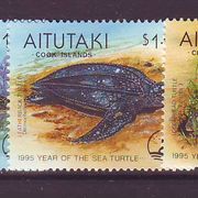 Aitutaki 1995 g Fauna Kornjače Mi no 744-47 MNH 5057