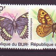 Burundi 2011 g Fauna Leptiri Mi no 2118-21 MNH 5057