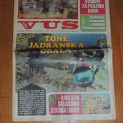 Časopis VUS 1974 veliki poster Hajduk A 3 format