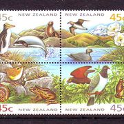 Novi Zeland WWF Fauna Životinje Mi no 1290-93 MNH 5065