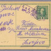 Austro-Ugarska 1917 K. u. K. dopisnica Militärzensur Split Šibenik Sarajevo