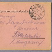 Austro-Ugarska 1914 K.u.K. Feldpostkorresponde Laibach Ljubljana Slovenija