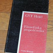 GVF Hegel Filosofijska propedeutika