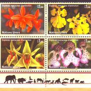 Ujedinjene Nacije 2005 g Flora Orhideje Mi no 510-13 MNH 5068