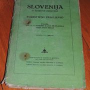 ZEMLJOVID Slovenija in sosedne pokrajine ( Istra ) turistični zemljevid