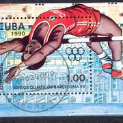 KUBA - SPORT - SKOK U VIS - ATLETIKA - Mi.No.BL 118