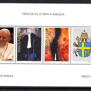 Angola 1992 g Papa Ivan Pavao II Mi no bl 13 MNH 5087