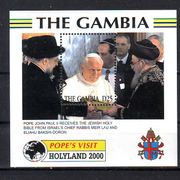 Gambia 2000 g Papa Ivan Pavao II Mi no bl 469 MNH 5087