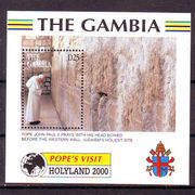 Gambia 2000 g Papa Ivan Pavao II Mi no bl 471 MNH 5087