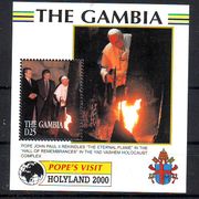 Gambia 2000 g Papa Ivan Pavao II Mi no bl 473 MNH 5087