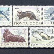 Rusija SSSR 1971 - Mi.br. 3913/3917, čista serija, životinje