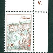 Hrvatska 1993 Pazin 5. ploča A tip franko redovna 